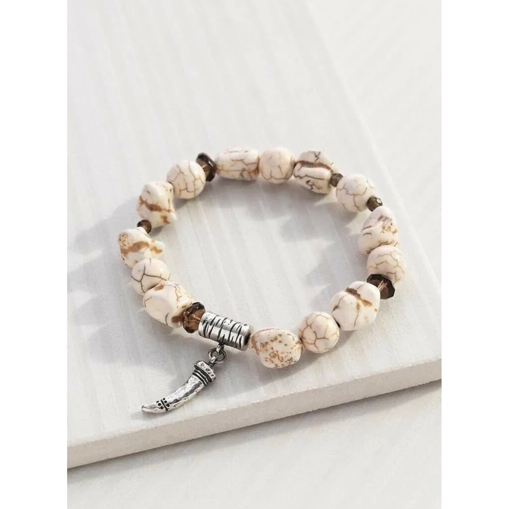 SILPADA White Howlite Sterling Bracelet NWT